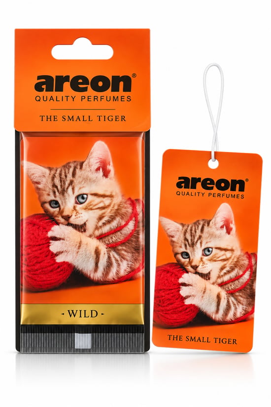 Areon The Small Tiger Wild Oto Kokusu – Asma Araç Parfümü Ferah ve Hoş Koku