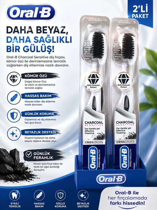 Oral-b Pro Health Kömürlü Diş Fırçası