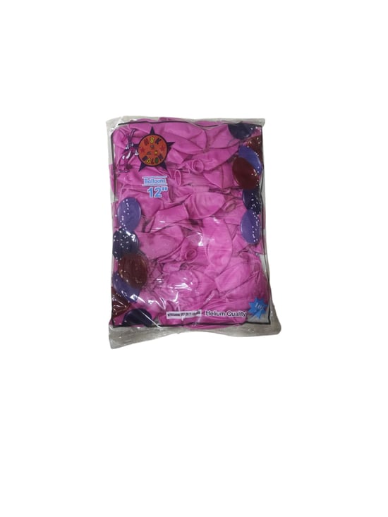 Hbk Pastel Balon Koyu Pembe 100 Adetli