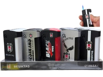 Quantoro Jet Flame Lisanslı Bjk Çakmak *25