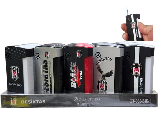 Quantoro Jet Flame Lisanslı Bjk Çakmak *25