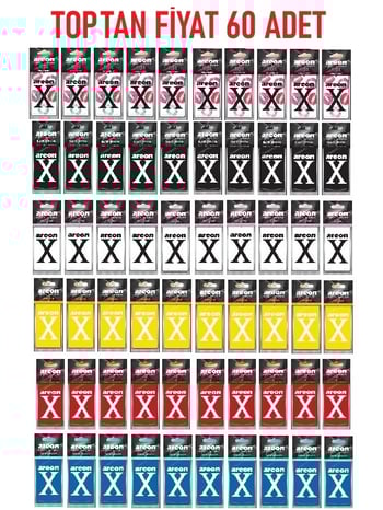 Areon X En Çok Satan Karma 60'lı Set