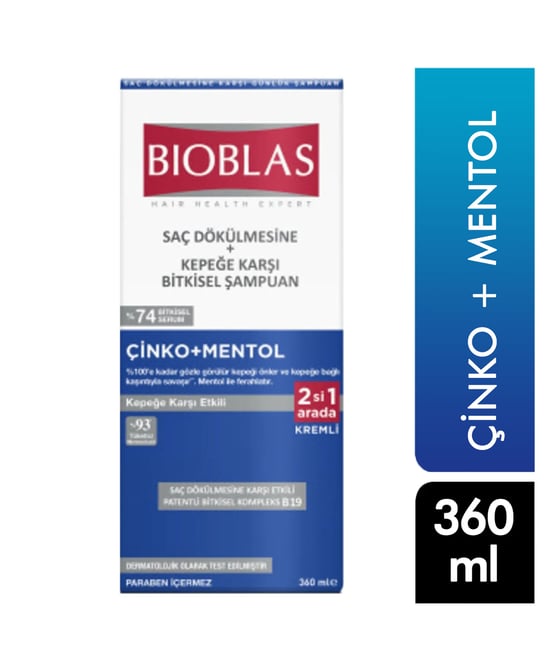 Bioblas Kepeğe Karşı Etkili Saç Şampuanı 360 Ml