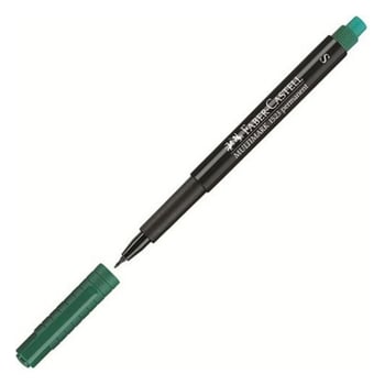 Faber Castell 1523 (s) Permanent Asetat Kalemi 0.4 Mm Yeşil