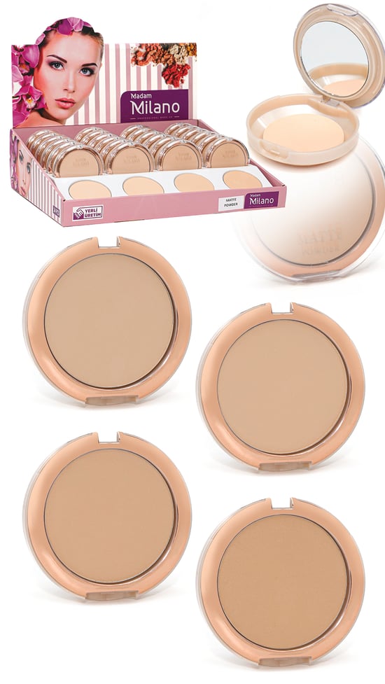 Madam Milano 24'lü Prof Matte Pudra