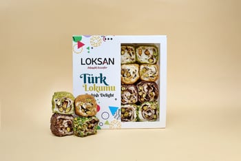 Loksan Özel Karışık Çeşit Antep Fıstıklı Sarma Lokum 300gr