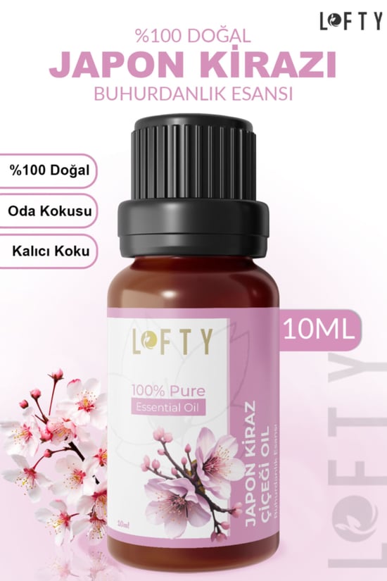 Lofty Japon Kiraz Çiçeği Esansiyel Uçucu Koku Yağı 10ml