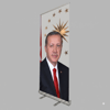 Cumhurbaşkanı Poster Baskılı Roll Up Banner 100x200cm No:2