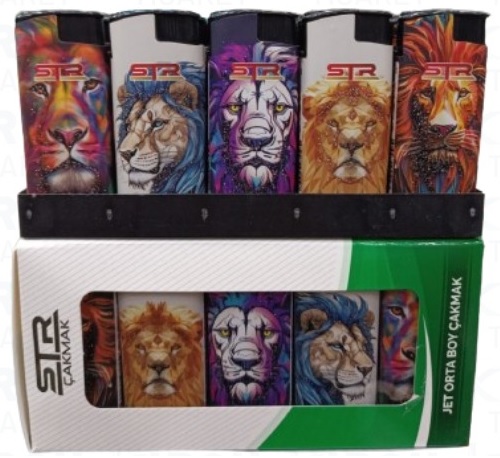 Str Dolumlu Jet Çakmak Sargılı (aslan)