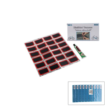 İ18-070 ( 24pcs ) Bisiklet Teker Yaması ( Soğuk Yama ) ( Yapıştırıcı Tüp )