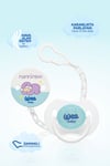 Wee Baby Nanninom Gece Emzik & Emzik Askısı Seti No:1 0-6 Ay