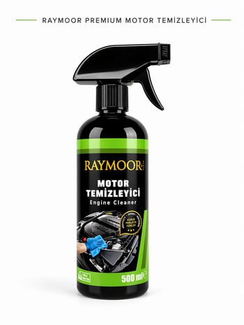 Raymoor Premium Motor Temizleyici | Güçlü Motor Yağ ve Kir Temizleyici