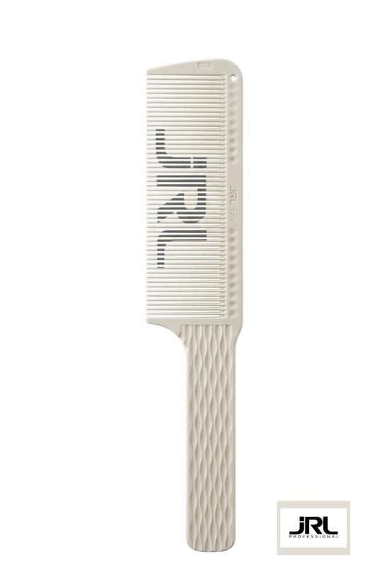 Jrl J202 24.4 Cm V-dişli Seramik Seri Profesyonel Makine Üstü Kesim Tarağı Beyaz