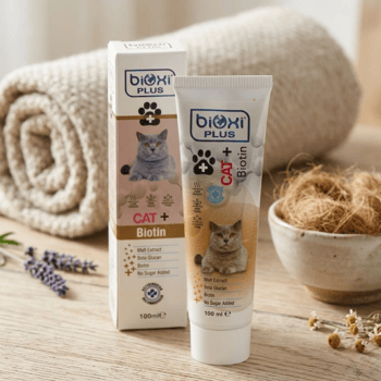 Bioxi® Plus Biotin Malt, 100ml - Kediler için Deri ve Kürk Sağlığı Takviyesi Malt