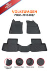 Pikas Havuzlu 3d Siyah Paspas Takımı, Volkswagen-polo-2010-2017