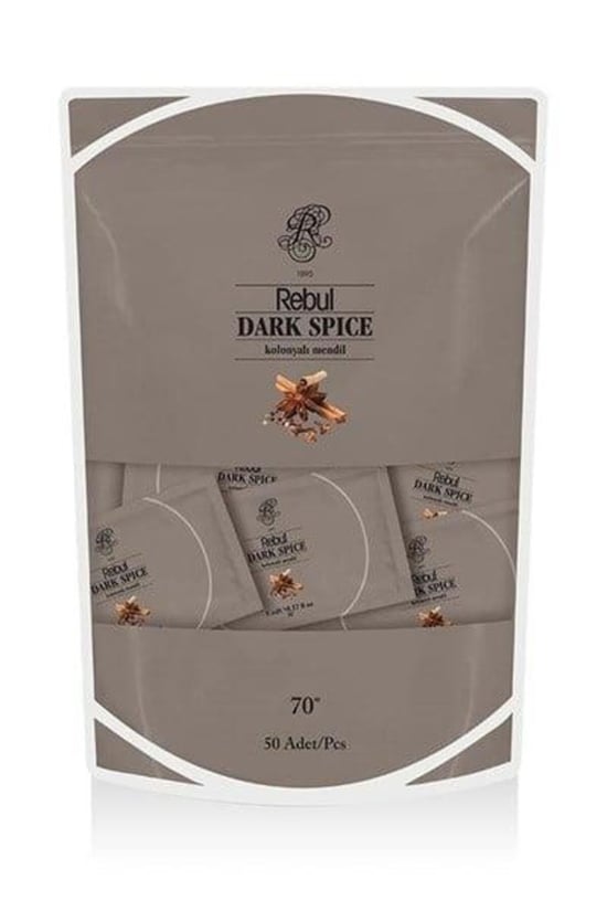 Rebul Dark Spice 50lı Kolonyalı Mendil Poset