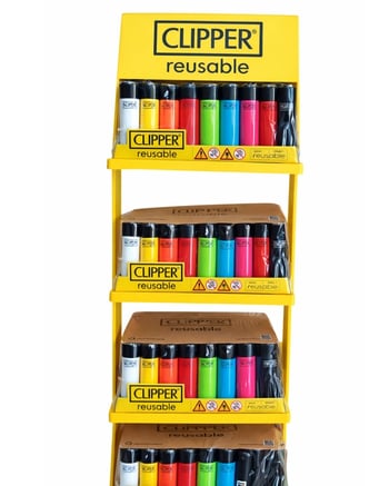 Clipper Pocket Standlı Taşlı Çakmak