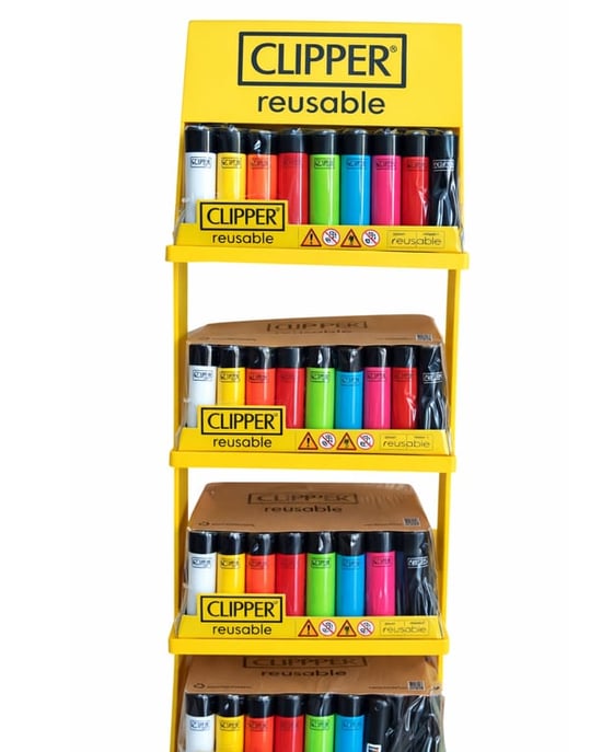 Clipper Pocket Standlı Taşlı Çakmak