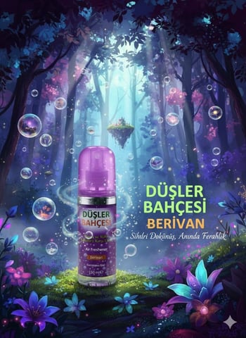 Düşler Bahçesi  Oda kokusu ( BERİVAN ) Sigara Ve Kötü Kokulara Karşı Etkili ANTİ SİGARA
