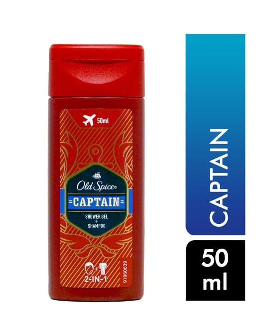 Old Spice Captain Duş Jeli ve Şampuan 2 si 1 Arada 50 ml