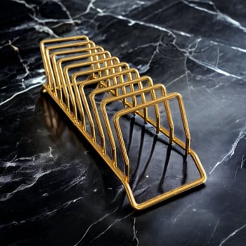 Cocina Bienes Tezgah Üstü Tabaklık 9'lu Gold