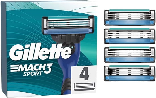Gillette Mach 3 Sport Yedek Tıraş Bıçağı 4'lü