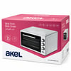 Akel Af-280 ( Saatli ) Kare Midi Fırın ( 1200w & 32lt Hacim ) ( 3 Kademeli Güç ) ( Ayarlanabilir Termostat )