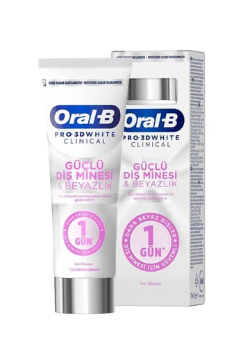 Oral-b Pro 3dw Clinical Güçlü Diş Minesi&beyazlık Diş Macunu 75 ml