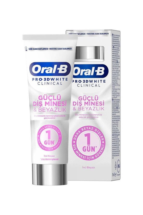 Oral-b Pro 3dw Clinical Güçlü Diş Minesi&beyazlık Diş Macunu 75 ml