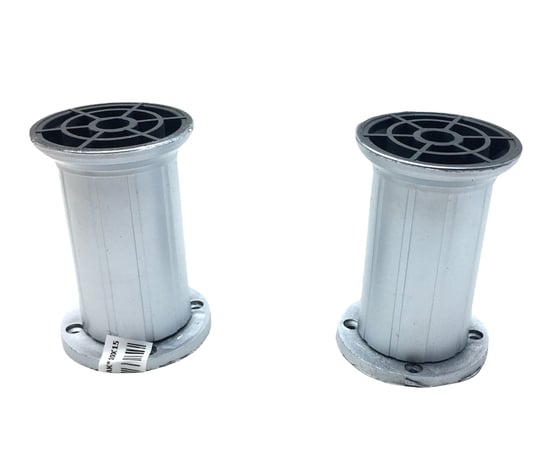 ( 90-2802-10-12 ) ( 10cm X 51mm ) ( Gri Plastik Ayarlanabilir ) Koltuk Baza Ayak