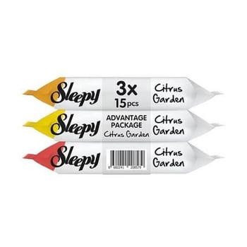 Sleepy Narenciye Travel Pack Cep Mendili 3x15