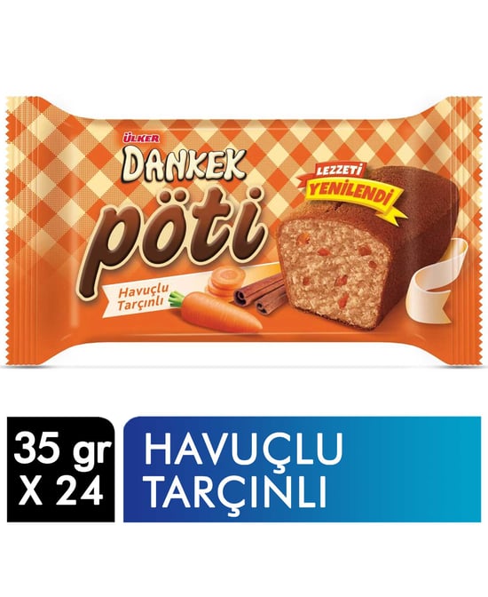 Ülker Dankek Pöti Havuçlu Kek 35 Gr X 24'lü Paket