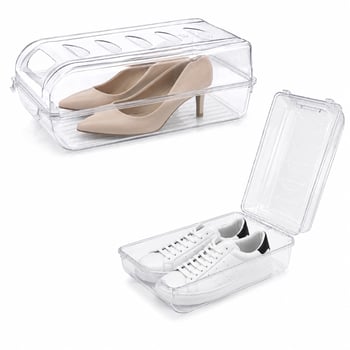 Mirlife Mr-m112 ( Unisex & Bay & Bayan ) Ayakkabı Kutusu ( Şeffaf Plastik ) ( 17.5x31.5x12.5cm )