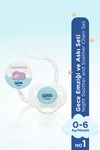 Wee Baby Nanninom Gece Emzik & Emzik Askısı Seti No:1 0-6 Ay