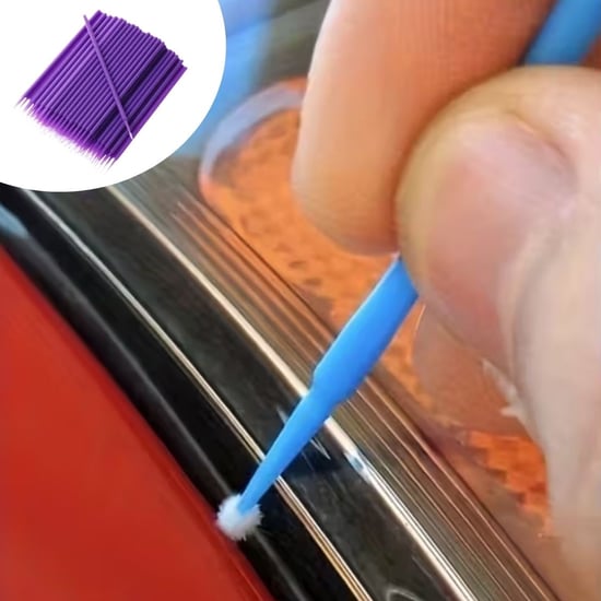 Buffer® 100’lü Mini Tek Kullanımlık Araba Rötüş Fırçası –nce Uçlu Yumuşak Kıllı Boya Uygulayıcı, Ot