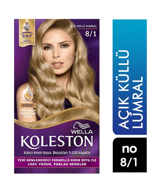 Koleston Saç Boyası No:8.1 Açık Küllü Kumral