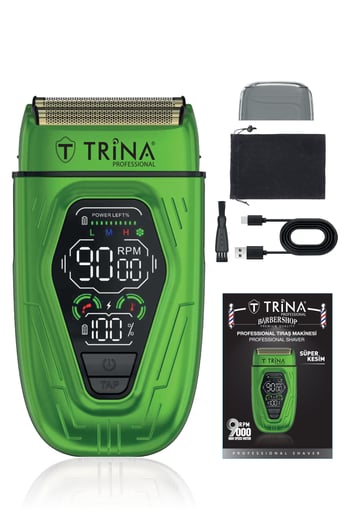 Trina Profesyonel Tıraş Makinesi Yeşil Trnsklks0014gr