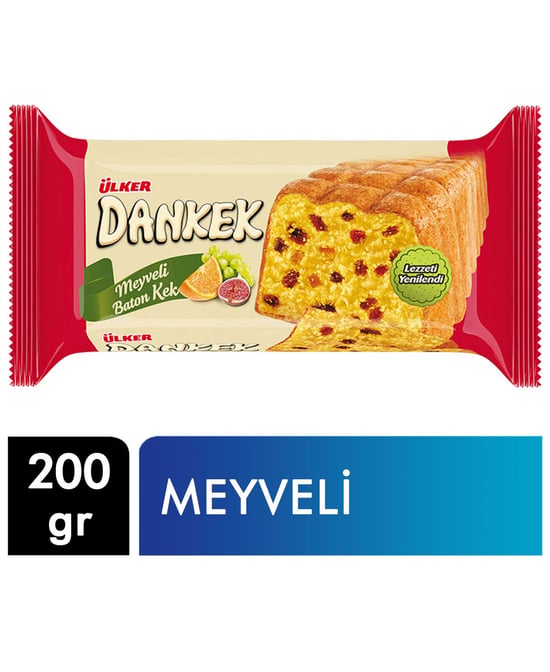 Ülker Dankek Baton Kek 200 Gr X 6'lı Paket Meyveli
