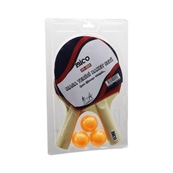 İnura Global İbico İ19-005 ( Masa Tenisi ) ( Pinpon ) ( Raket ) Seti ( 2pcs Raket - 3pcs Top )