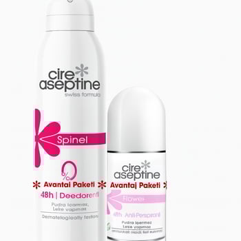 Cıre Aseptıne Set Spınel Deo + Flower Rool-on