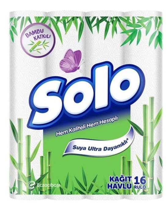 Solo Bambu Katkılı Kağıt Havlu 16’lı