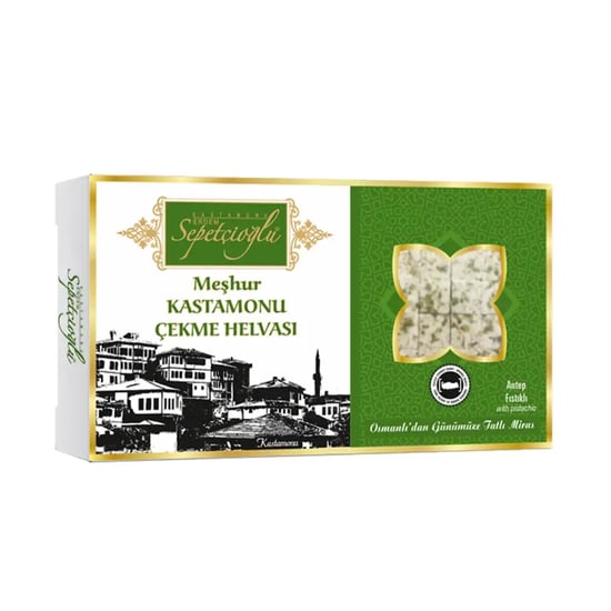 Kastamonu Meşhur Sepetçioğlu Antep Fıstıklı Çekme Helva 180G