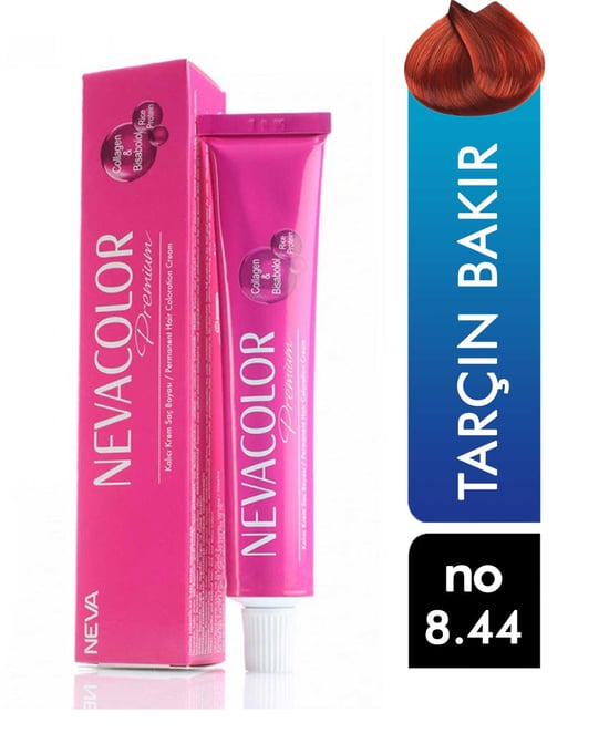 Nevacolor Premium Tüp Saç Boyası Tarçın Bakır 8.44 50 ml