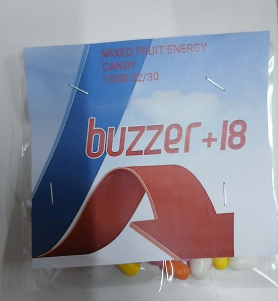 Buzzer +18 Karışık Meyveli Şeker 25li