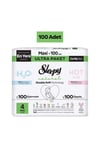 Sleepy Natural Double Soft Ultra Paket Bebek Bezi 4 Numara Maxi 100 Adet