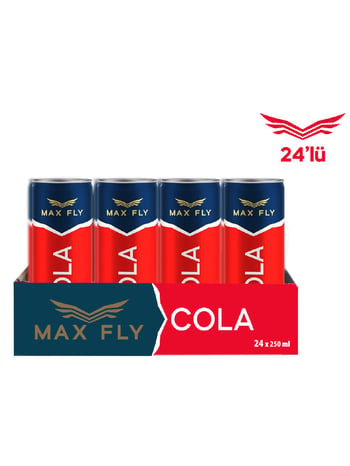 Max Fly Cola 250 Ml 24 Adet