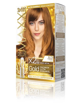 Maxx Deluxe Gold Beauty Set Boya 8.73 Karamel