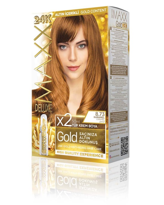 Maxx Deluxe Gold Beauty Set Boya 8.73 Karamel