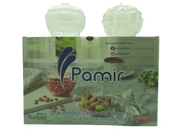 Pamir Pmr-203-204 Pera & Kelebek Mix Mika Şeffaf Şekerlik
