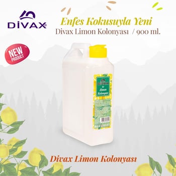 Divax Limon Kolonyası Bidon 900 Ml.